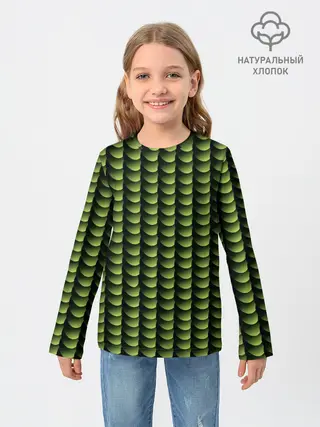 Детский лонгслив / Digital bamboo