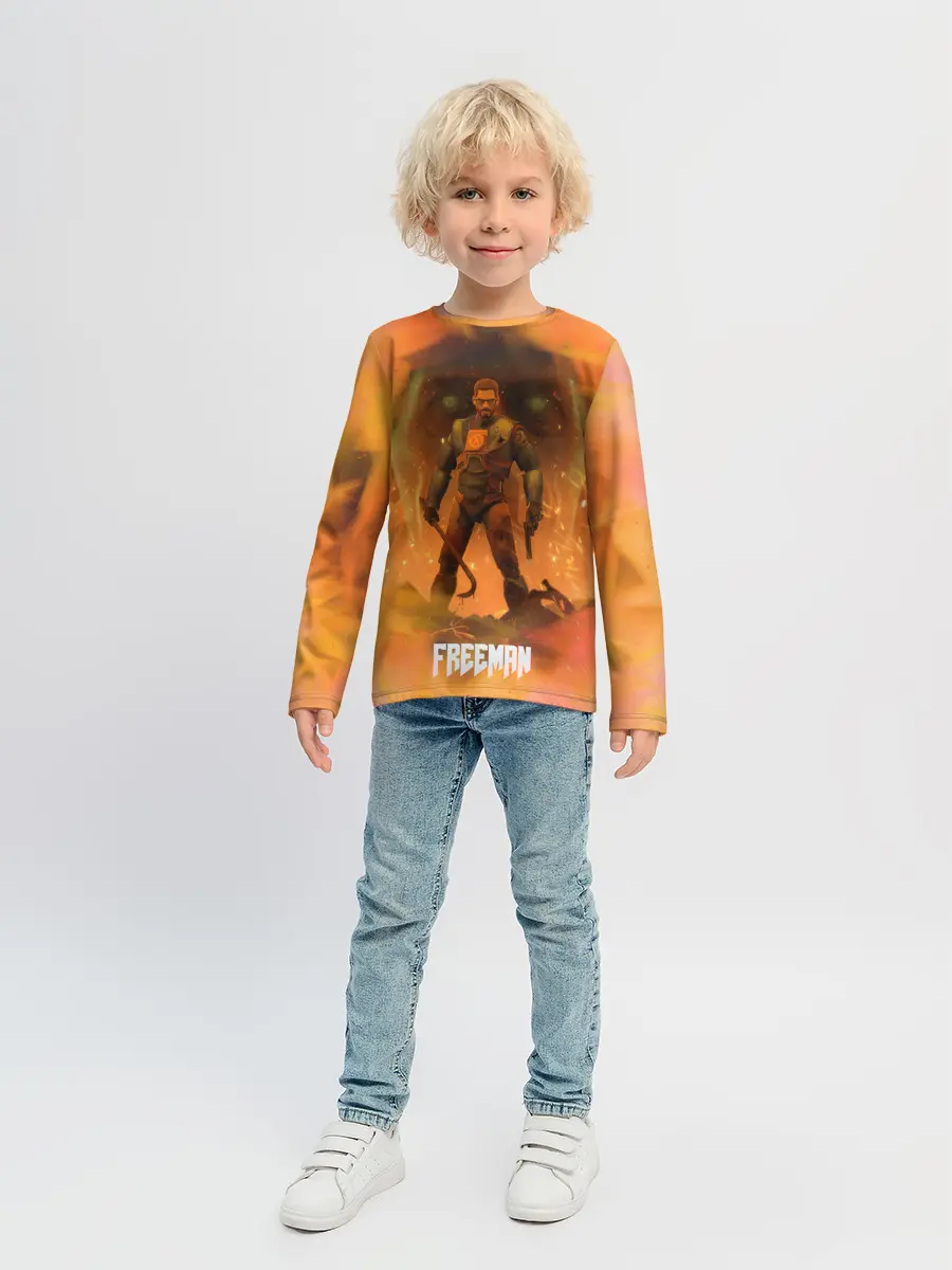 Детский лонгслив / FREEMAN | GMAN | HALF-LIFE