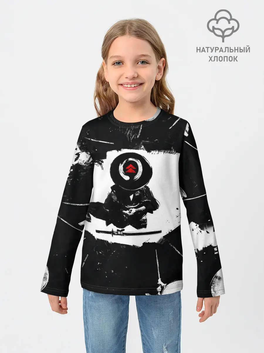 Детский лонгслив / Ghost of Tsushim | Призрак Цусимы
