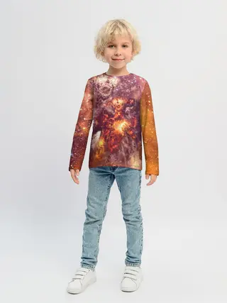 Детский лонгслив / ДЬЯВОЛ | GALAXY DIABLO