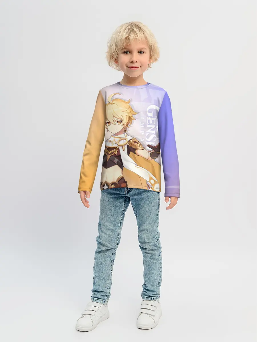 Детский лонгслив / Genshin Impact, Путешественник