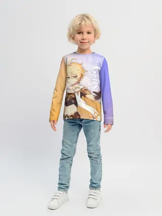 Детский лонгслив / Genshin Impact, Путешественник