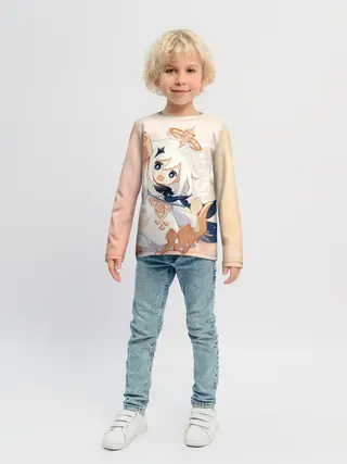 Детский лонгслив / Genshin Impact, Паймон