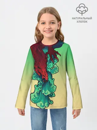 Детский лонгслив / Дракон