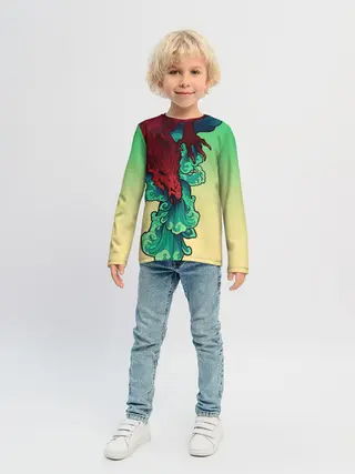 Детский лонгслив / Дракон