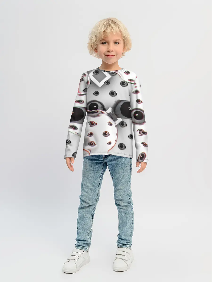 Детский лонгслив / они наблюдают за тобой