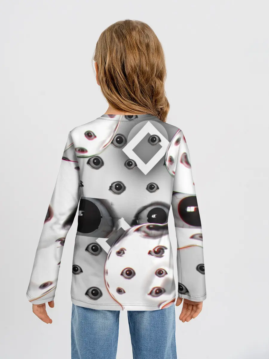 Детский лонгслив / они наблюдают за тобой