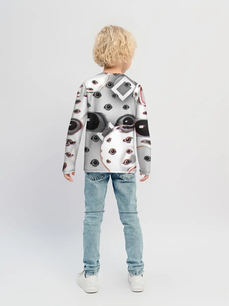 Детский лонгслив / они наблюдают за тобой