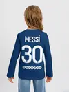 Детский лонгслив / Месси форма ПСЖ 2021/2022
