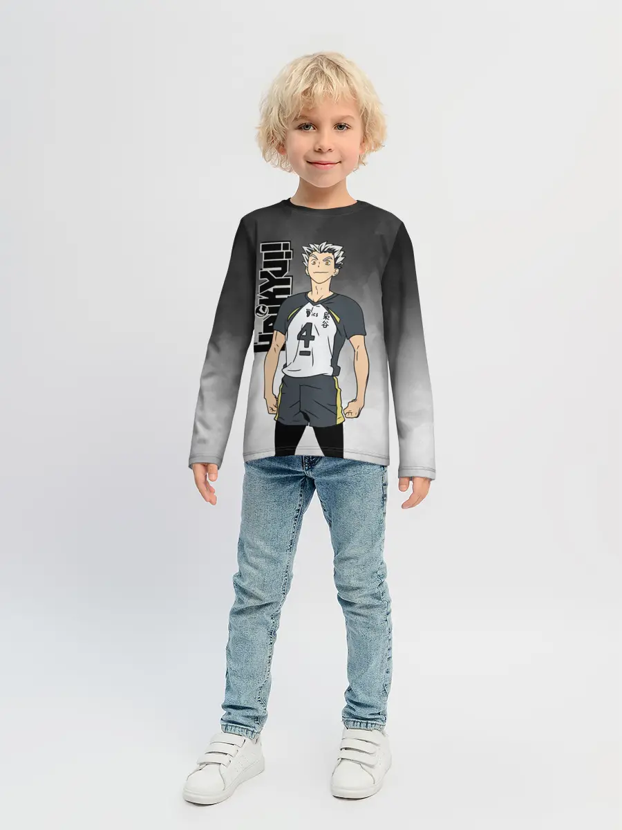 Детский лонгслив / Котаро Бокуто / Bokuto Kotaro