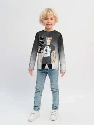 Детский лонгслив / Котаро Бокуто / Bokuto Kotaro