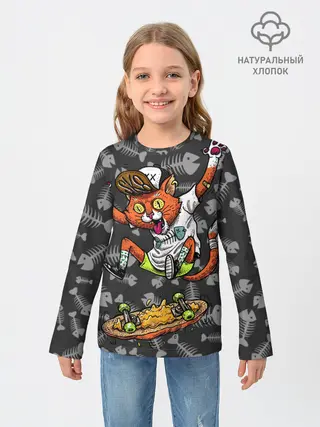 Детский лонгслив / SK8CAT