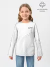 Детский лонгслив / PSG | Core Big Logo White