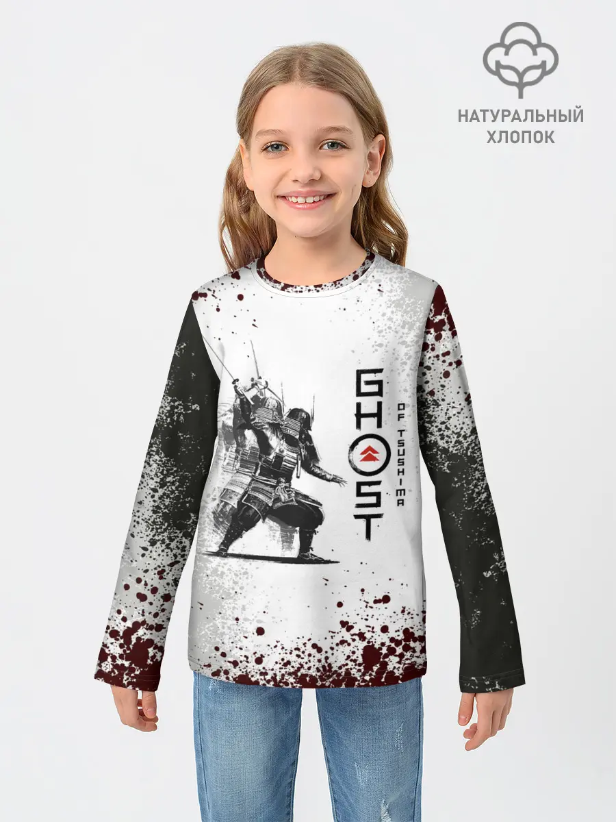 Детский лонгслив / Ghost of Tsushim | Призрак Цусима