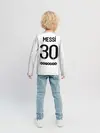 Детский лонгслив / Месси форма гостевая ПСЖ 21/22