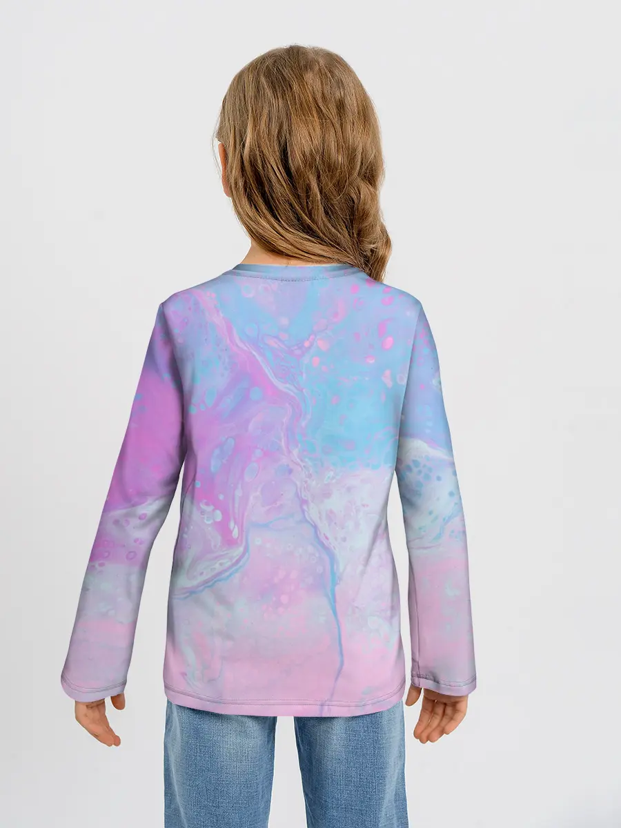 Детский лонгслив / Градиент
