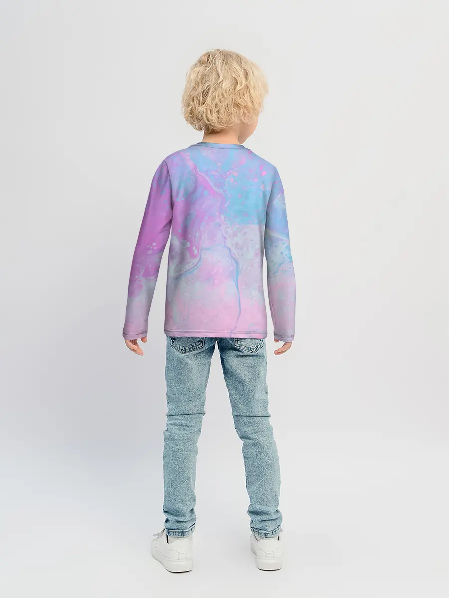 Детский лонгслив / Градиент