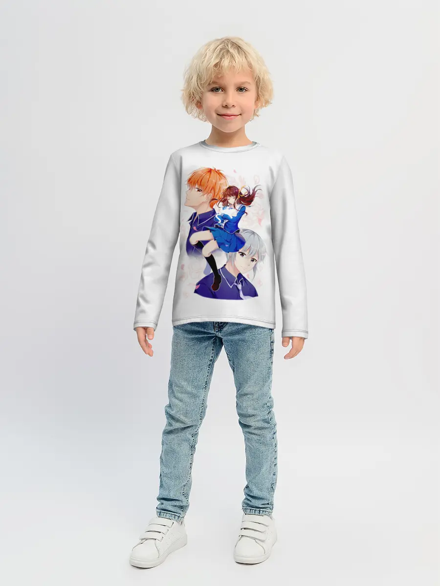 Детский лонгслив / Корзинка фруктов