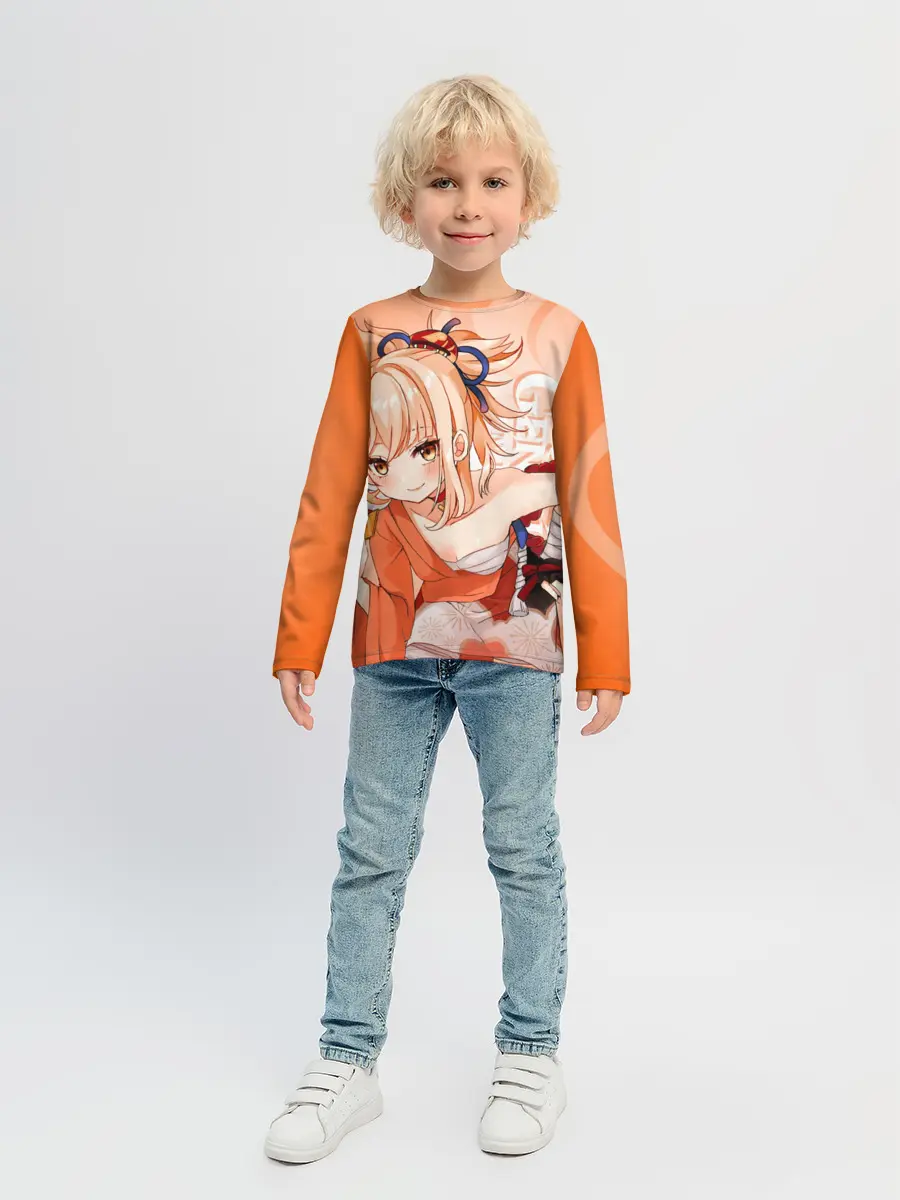 Детский лонгслив / Genshin Impact, Ёимия