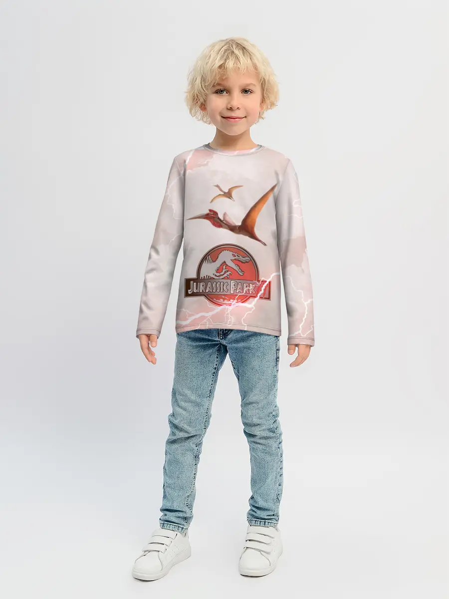 Детский лонгслив / Птеродактили | Мир Юрского Периода