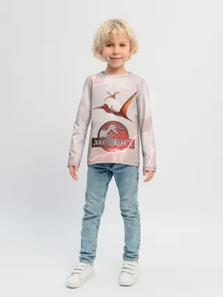 Детский лонгслив / Птеродактили | Мир Юрского Периода