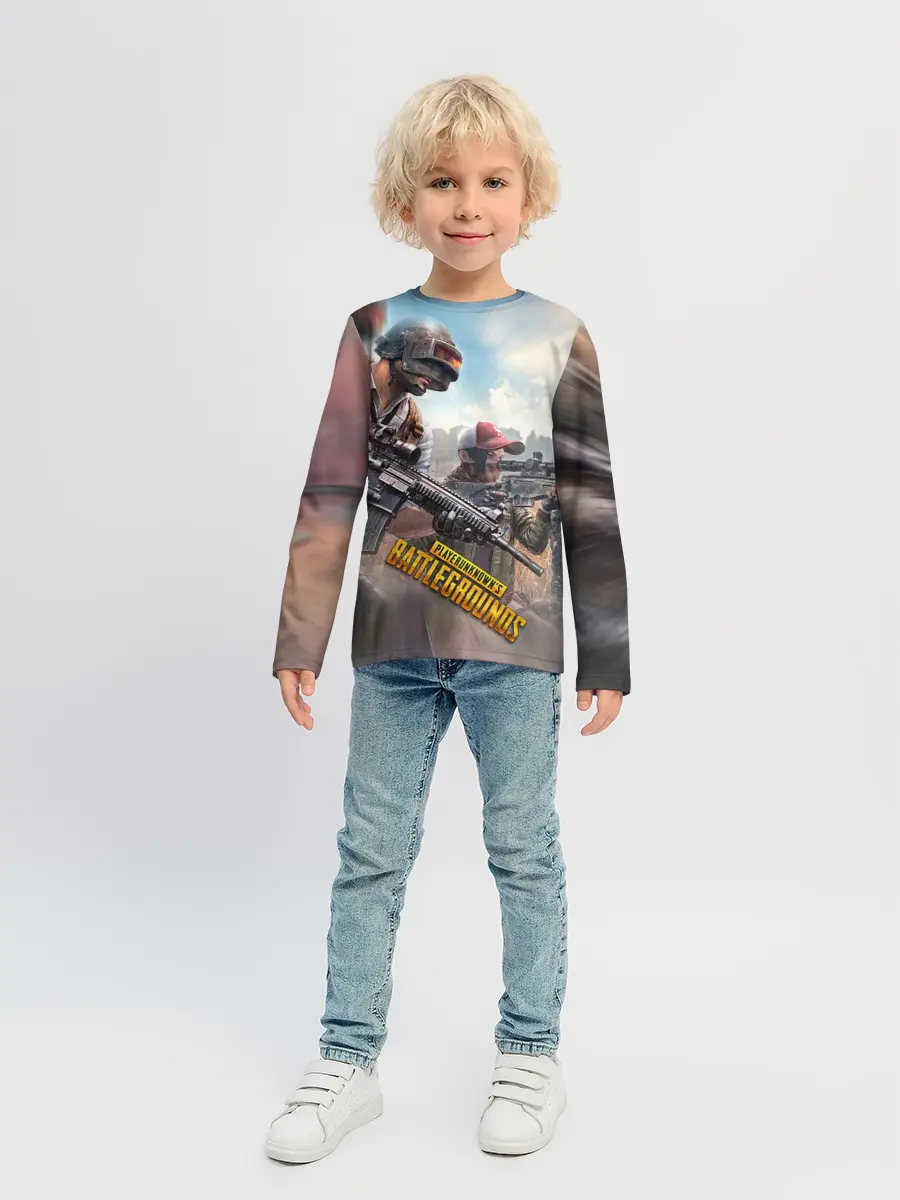 Детский лонгслив / Королевская битва | ПУБГ