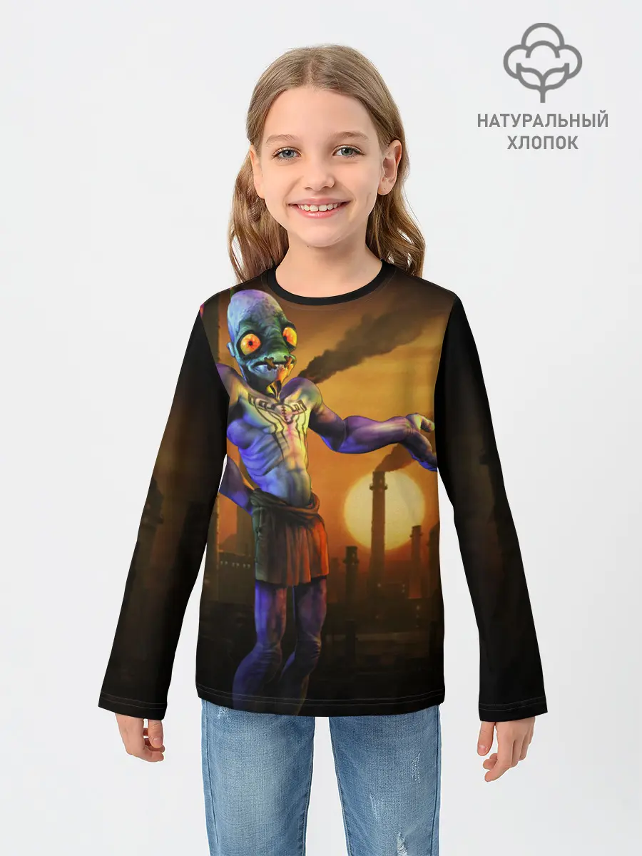 Детский лонгслив / Oddworld