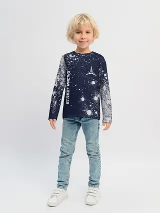 Детский лонгслив / Мерседес - Звезда - Pro Racing