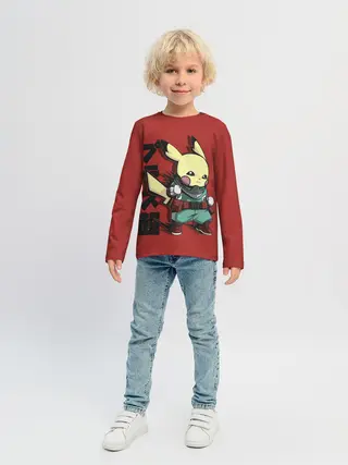 Детский лонгслив / Аттака Пикачу