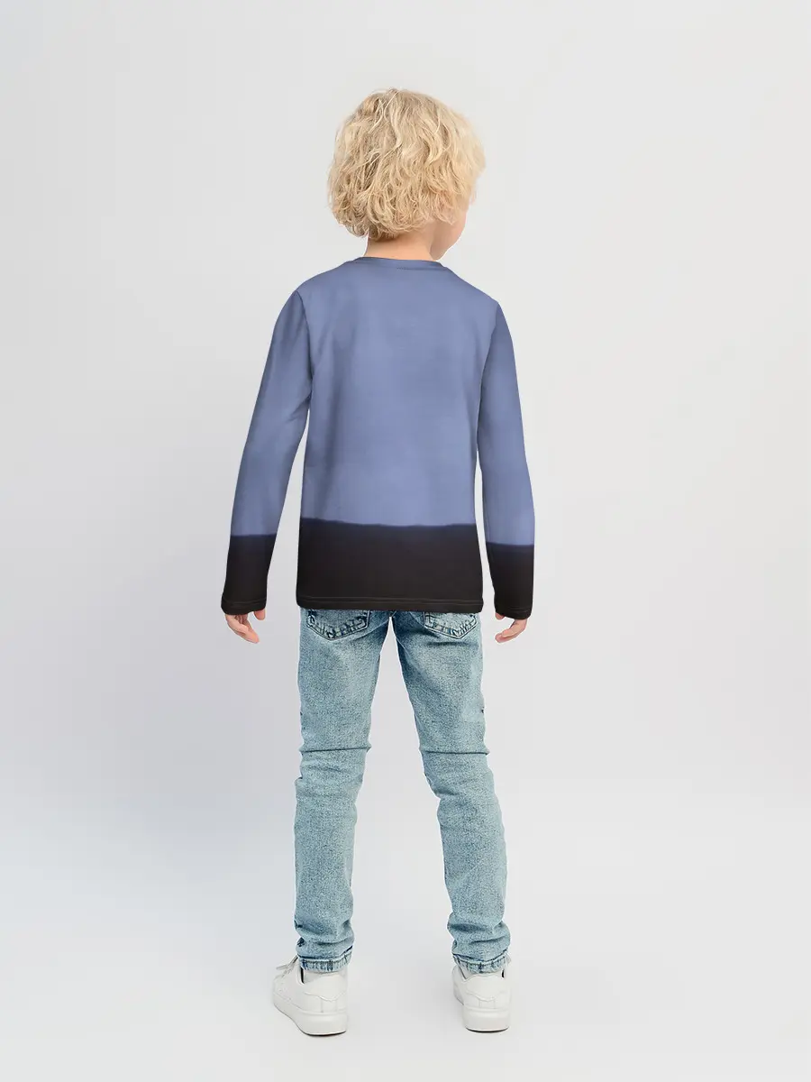 Детский лонгслив / СИРЕНОГОЛОВЫЙ У ДОМА