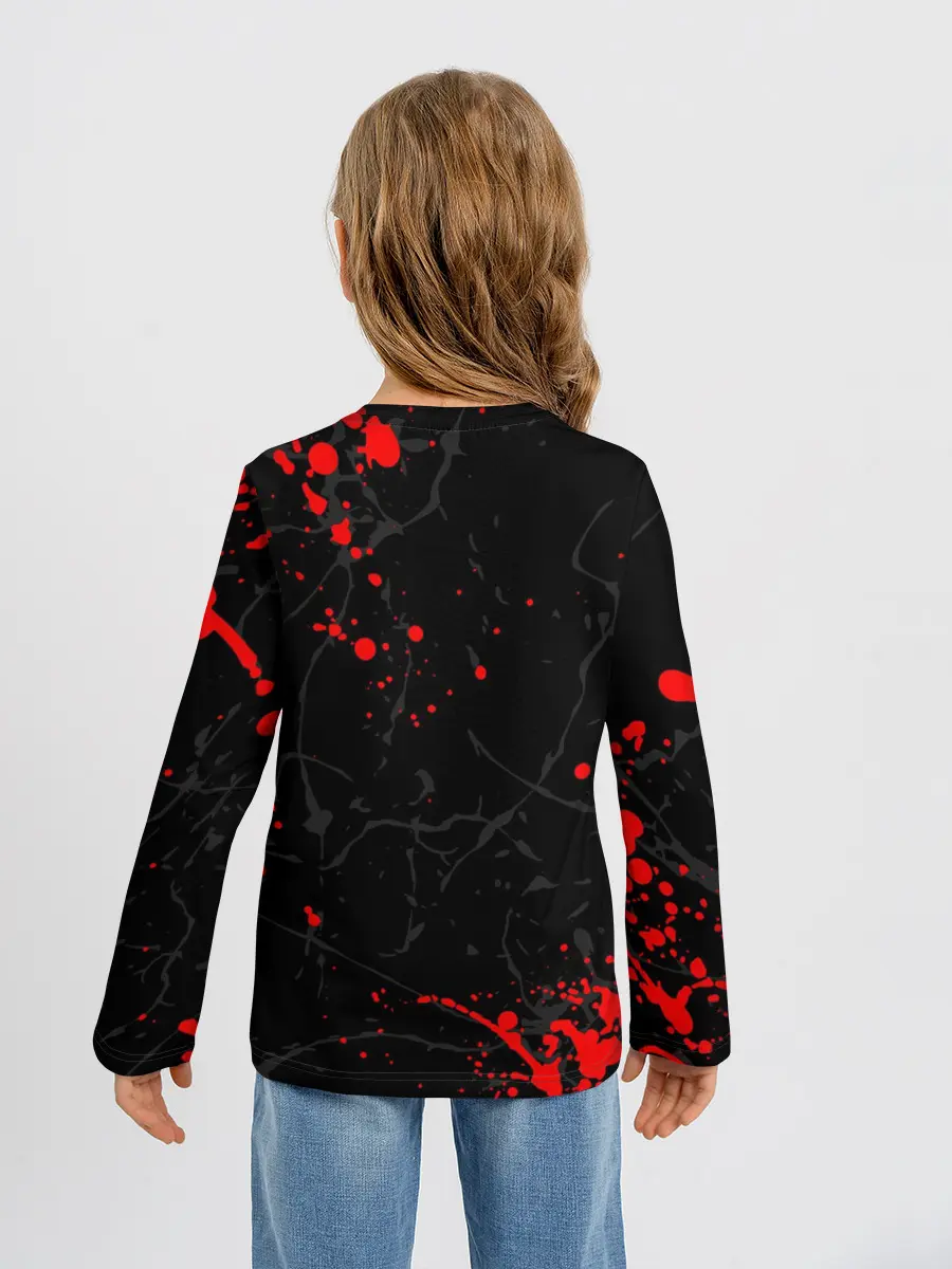 Детский лонгслив / AC DC HIGHWAY TO HELL