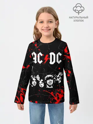 Детский лонгслив / AC DC HIGHWAY TO HELL