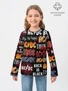 Детский лонгслив / AC DC LOGOBOMBING