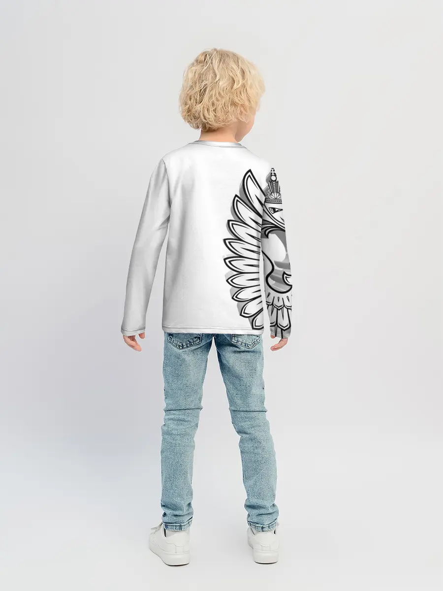 Детский лонгслив / Russia | MSKSide 3D Logo