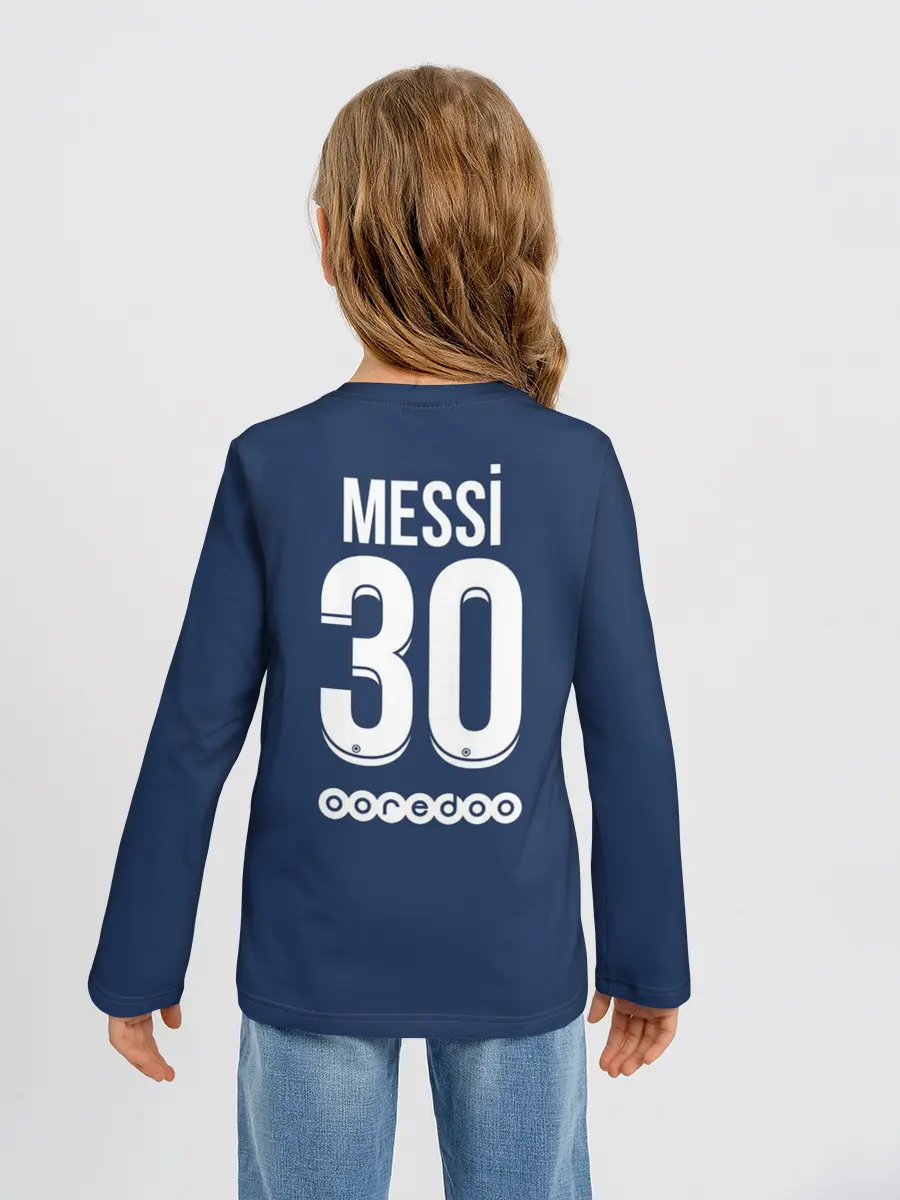 Детский лонгслив / Messi PSG Football