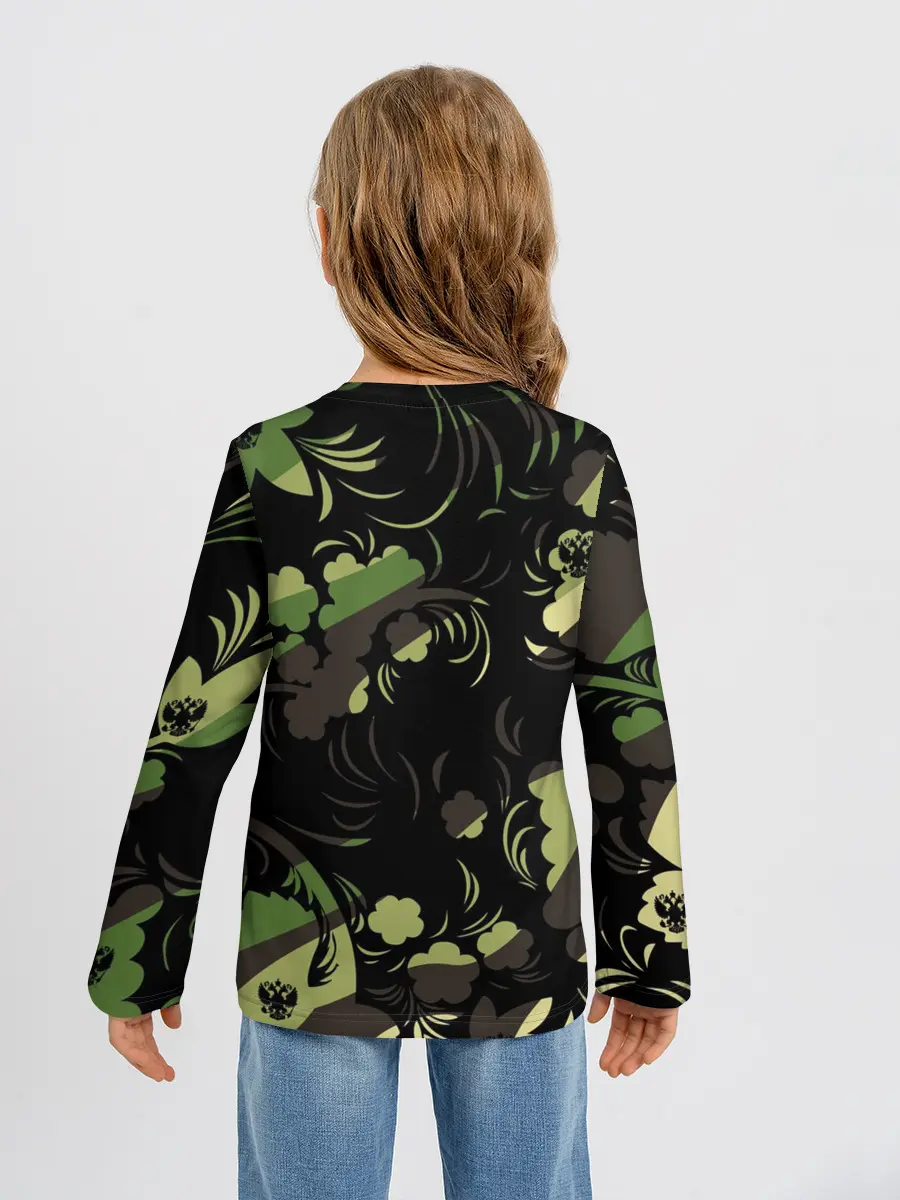 Детский лонгслив / Russia | Камуфляж