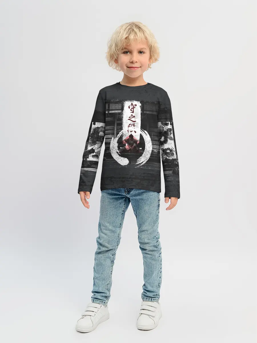 Детский лонгслив / Самурай | Призрак Цусимы