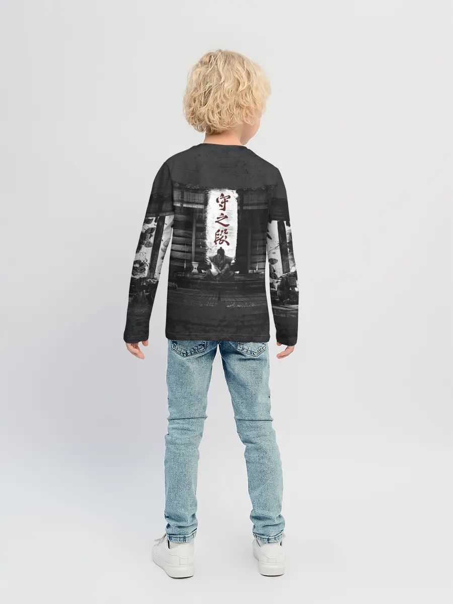 Детский лонгслив / Самурай | Призрак Цусимы