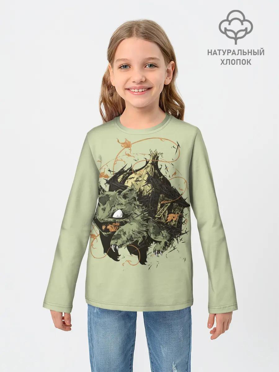 Детский лонгслив / Horror Bulbasaur