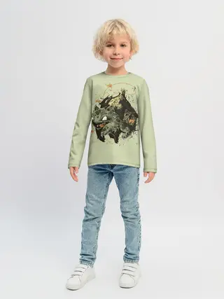 Детский лонгслив / Horror Bulbasaur