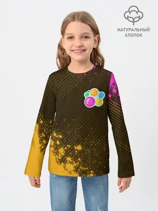 Детский лонгслив / Симпл Димпл - Краска