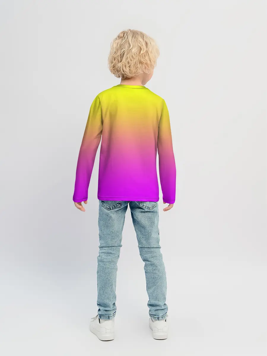 Детский лонгслив / Яркий рассвет
