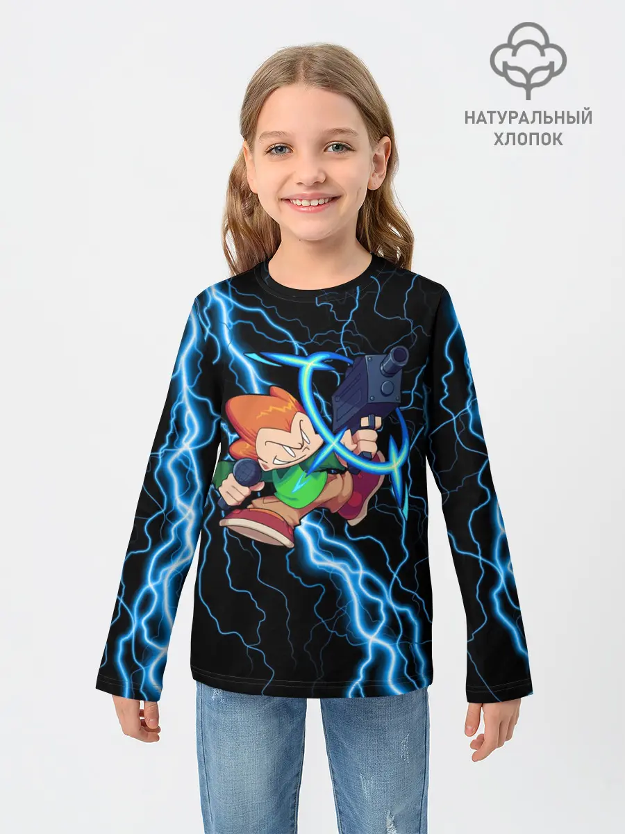 Детский лонгслив / Пико