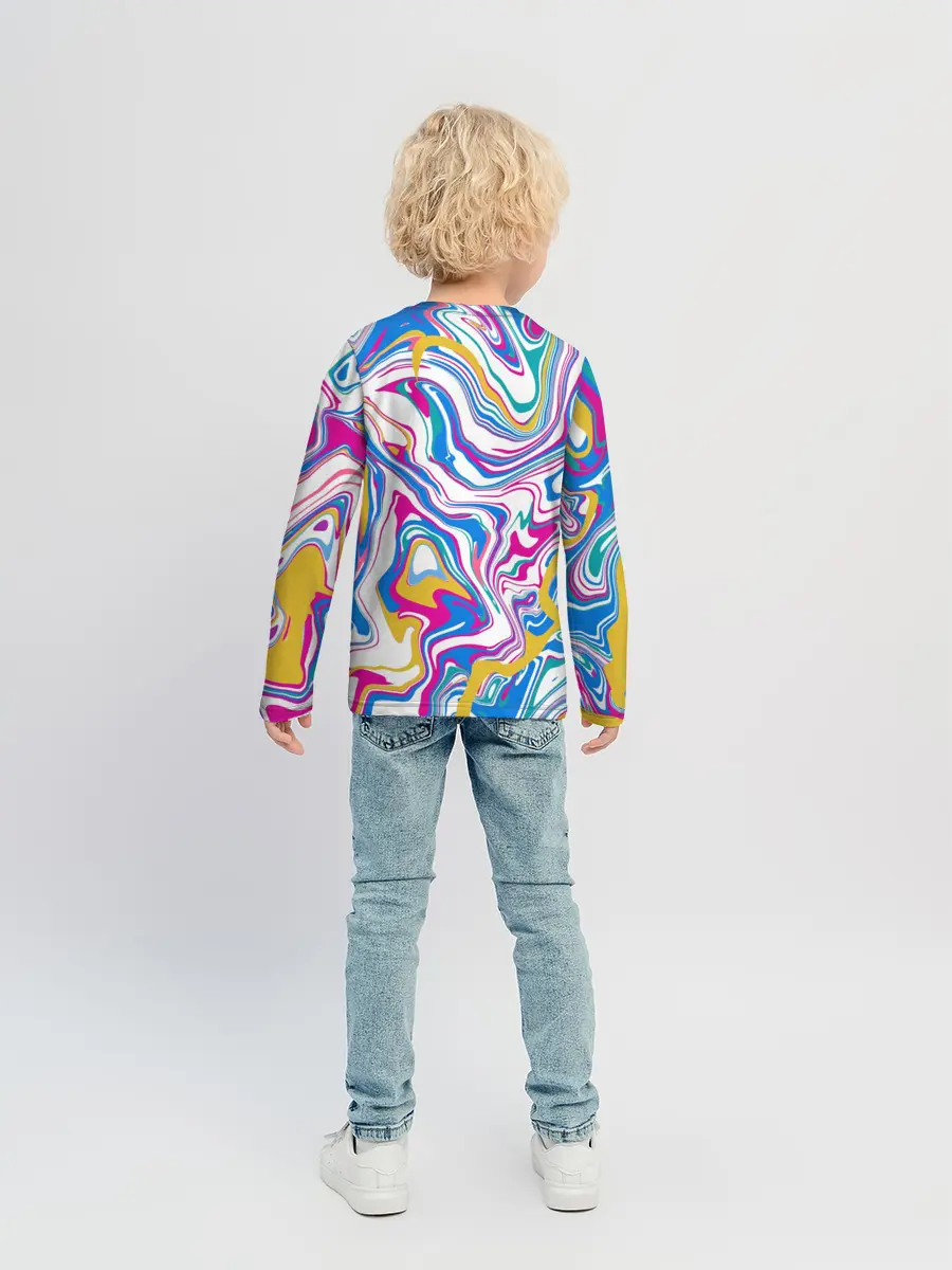 Детский лонгслив / Floppa Art