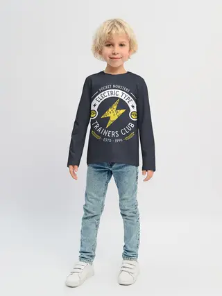 Детский лонгслив / Тренер электрических покемонов