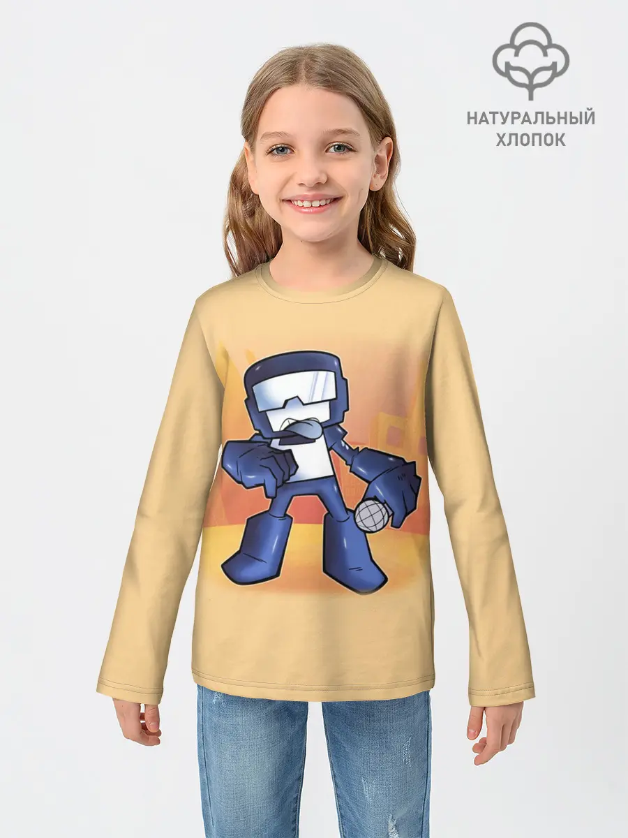 Детский лонгслив / Friday Night Funkin Танкист