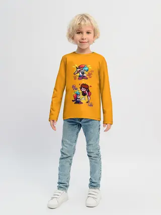 Детский лонгслив / Boyfriend and Girlfriend FNF