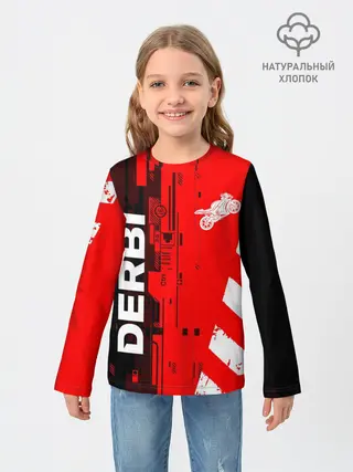 Детский лонгслив / DERBI / ДЕРБИ / ТЕХНО