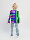 Детский лонгслив / Полосатый яркий летний узор