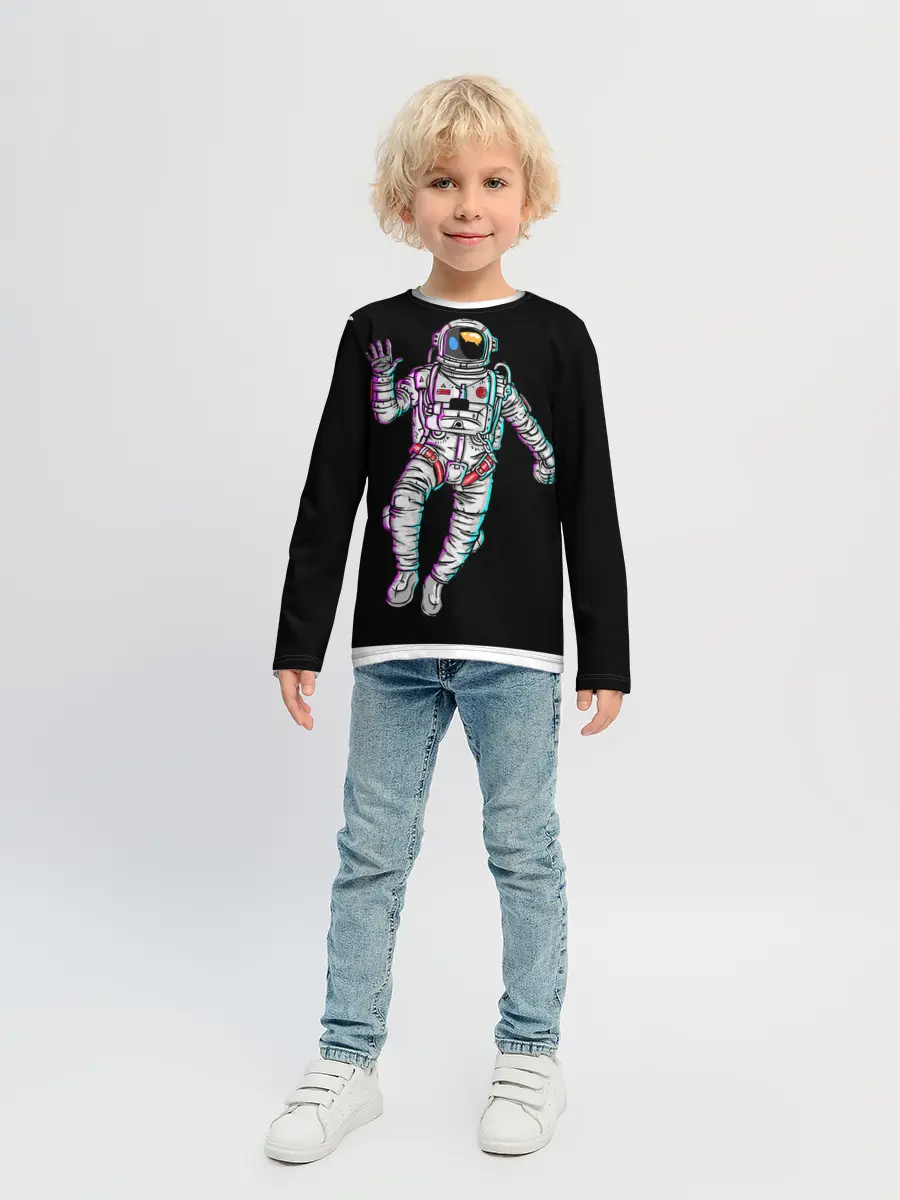 Детский лонгслив / Космонавт